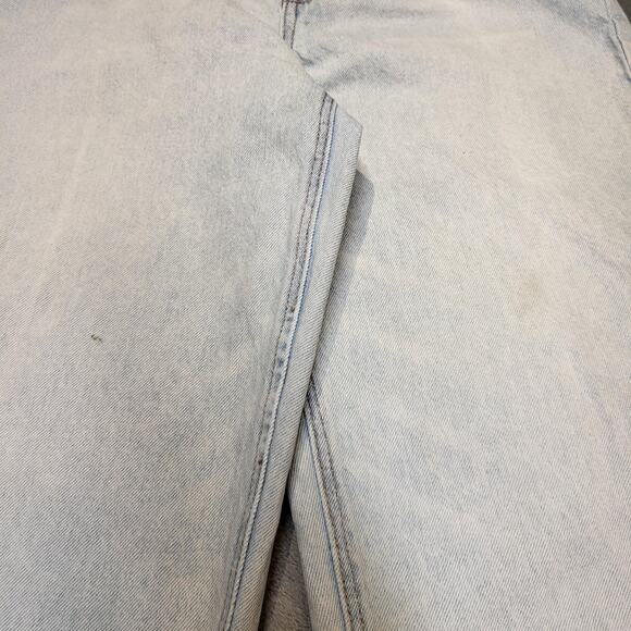 American Eagle Jeans Womens 6 Long Light Wash Highest Rise Baggy Straight - Picture 8 of 15